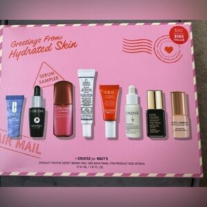 Macy's Skincare Serum Sampler Set - Black, Pink, White, Gold